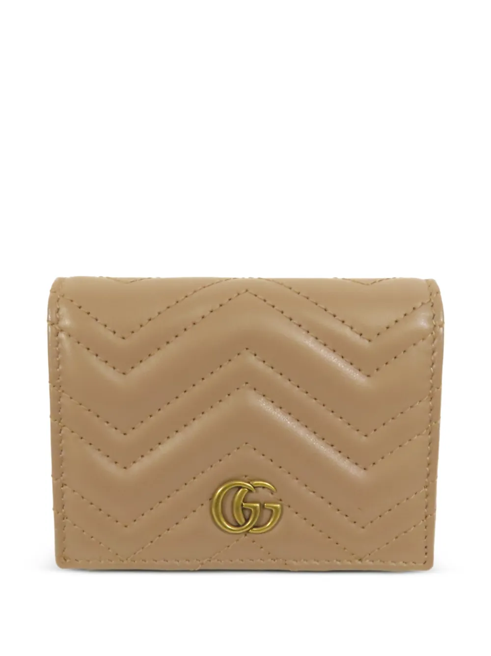 Gucci Pre-Owned GG Marmont leather wallet - Toni neutri