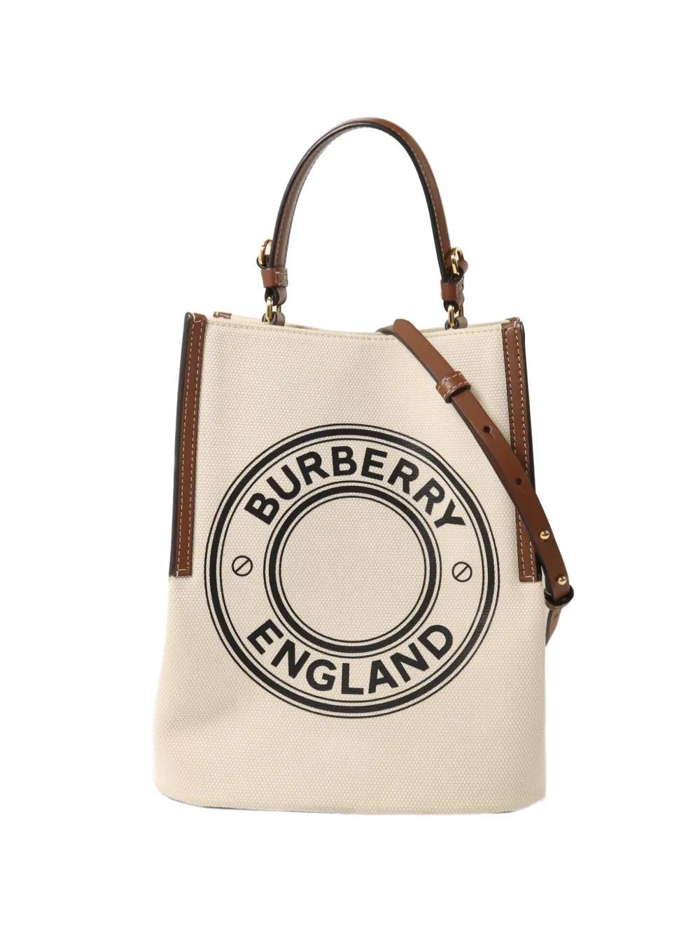 Burberry Pre-Owned Peggy bucket bag - Neutrals
