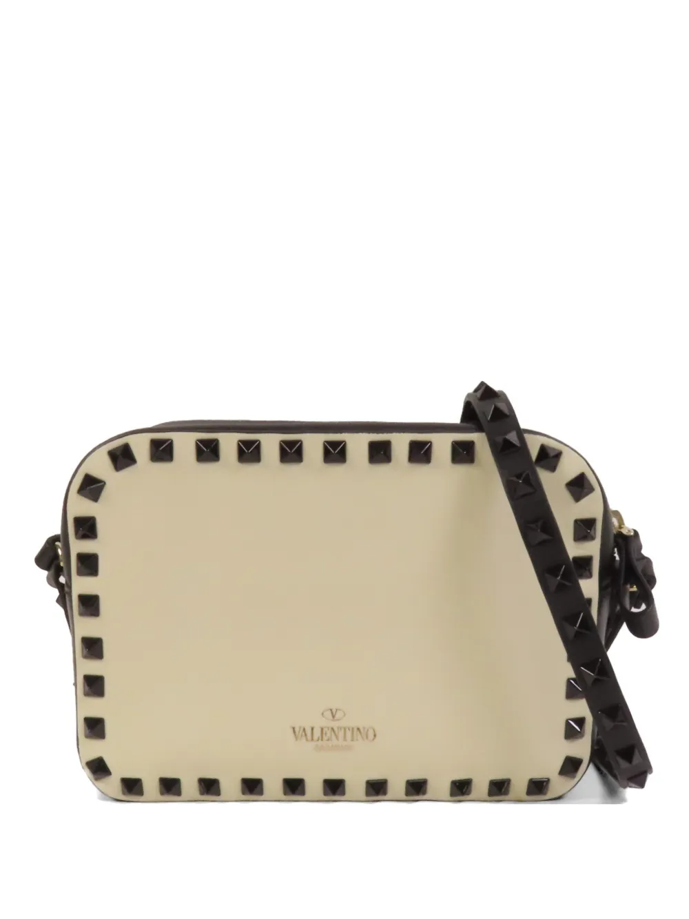 Valentino Garavani Pre-Owned Rockstud shoulder bag - Toni neutri