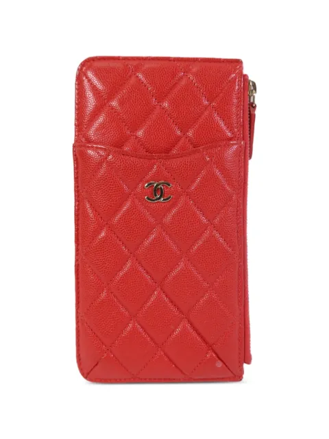 CHANEL Pre-Owned quilted CC phone case