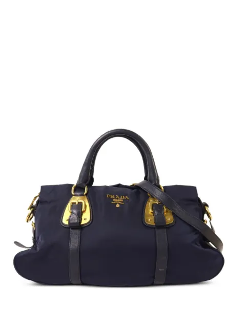 Prada Pre-Owned buckled-detail tote bag