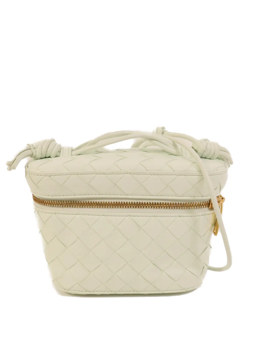 Bottega Veneta Pre-Owned Intrecciato vanity case shoulder bag - Verde