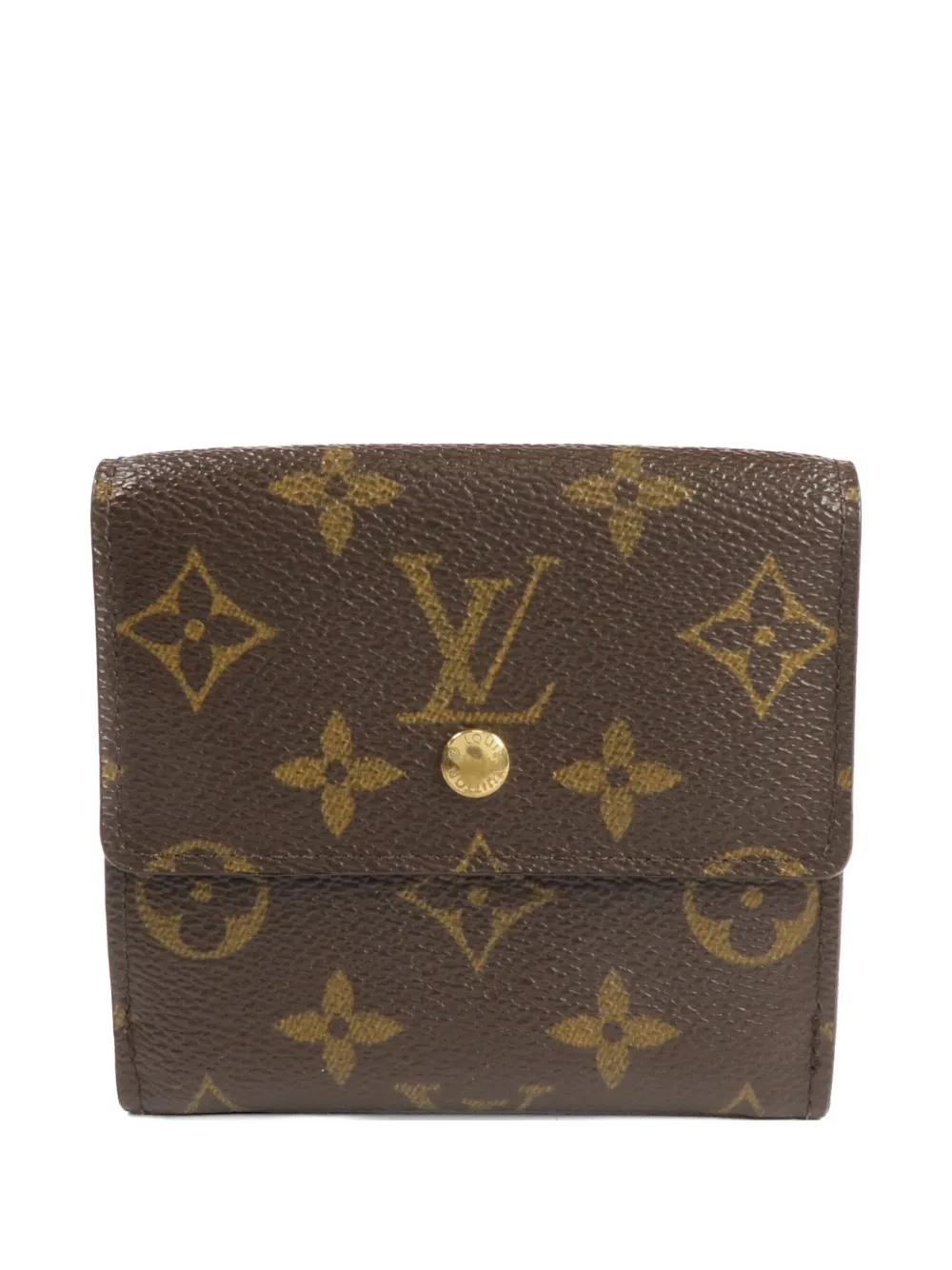 Louis Vuitton Pre-Owned monogram-pattern wallet - Braun