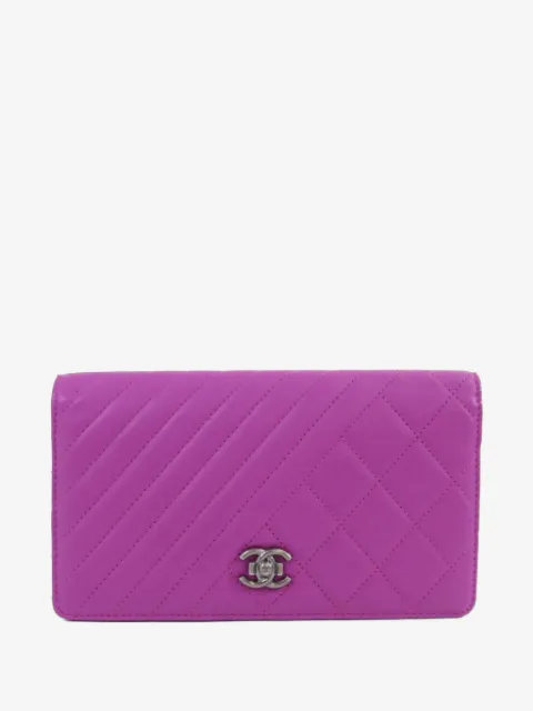CHANEL Pre-Owned cartera Boy con logo CC
