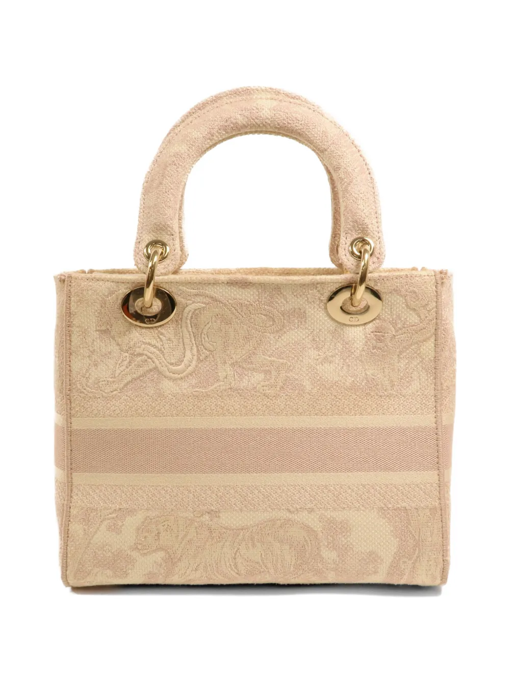 Christian Dior Pre-Owned Lady Dior schoudertas Beige