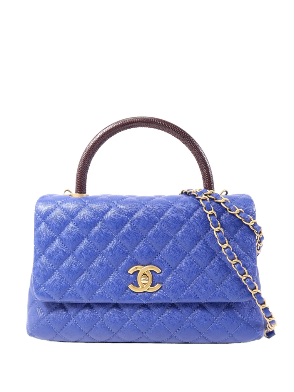 CHANEL Pre-Owned Coco Handle quilted tote bag - Blau