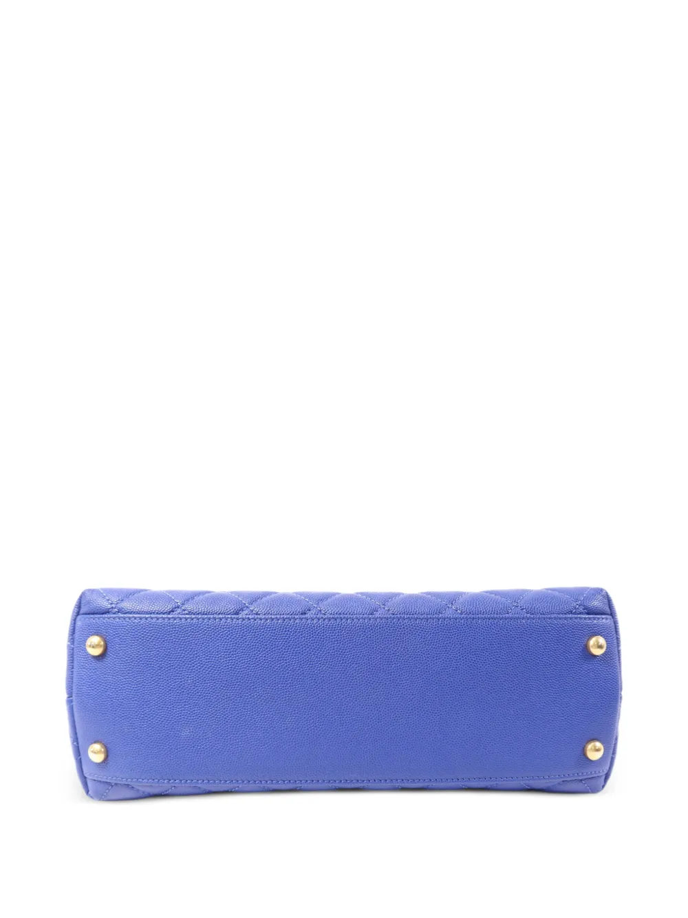 CHANEL Pre-Owned Coco Handle gewatteerde shopper Blauw