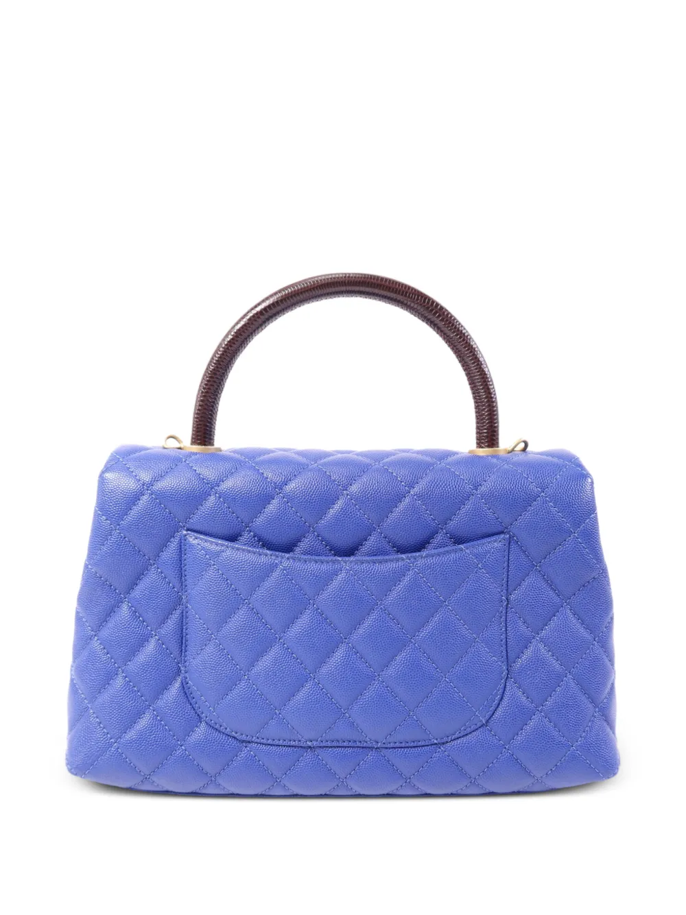 CHANEL Pre-Owned Coco Handle gewatteerde shopper Blauw
