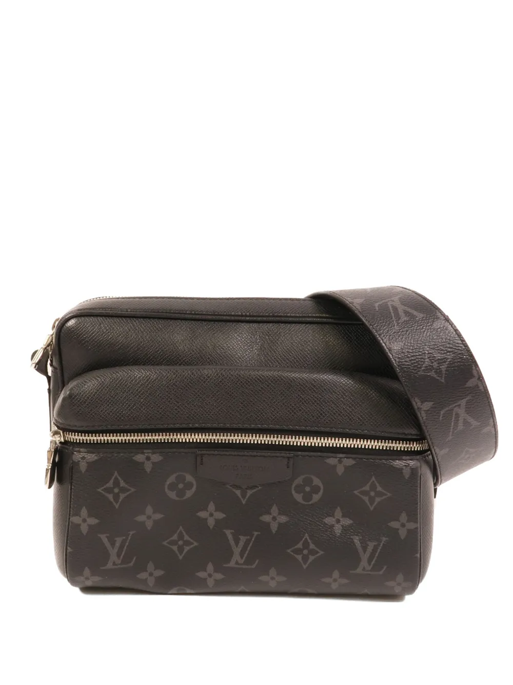 Louis Vuitton Pre-Owned Monogram Eclipse Taiga messenger bag - Nero