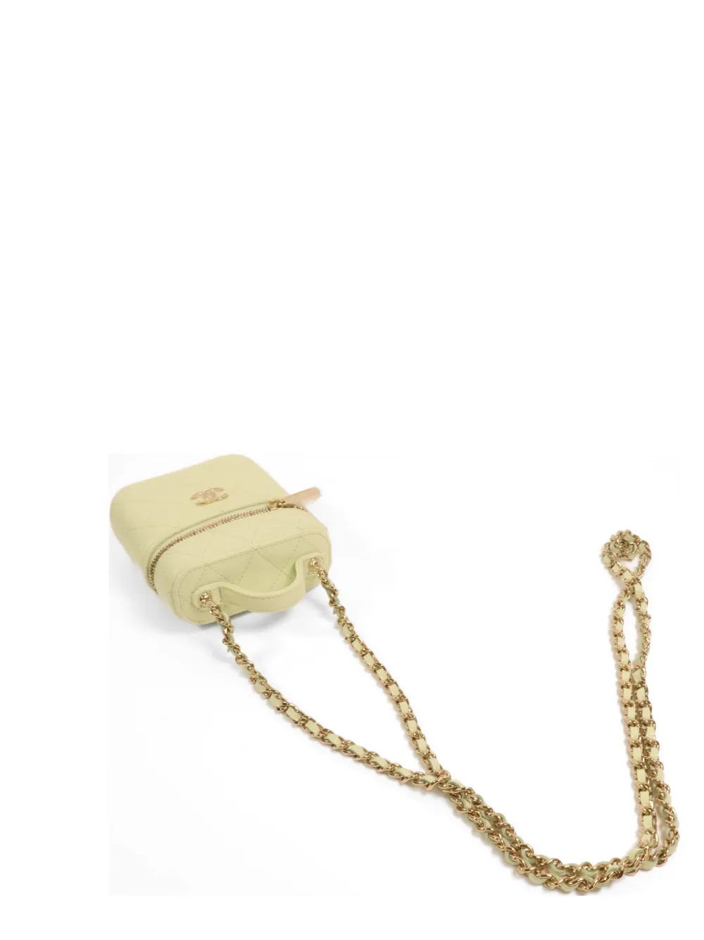 CHANEL Pre-Owned mini CC Vanity Case tote bag - Verde