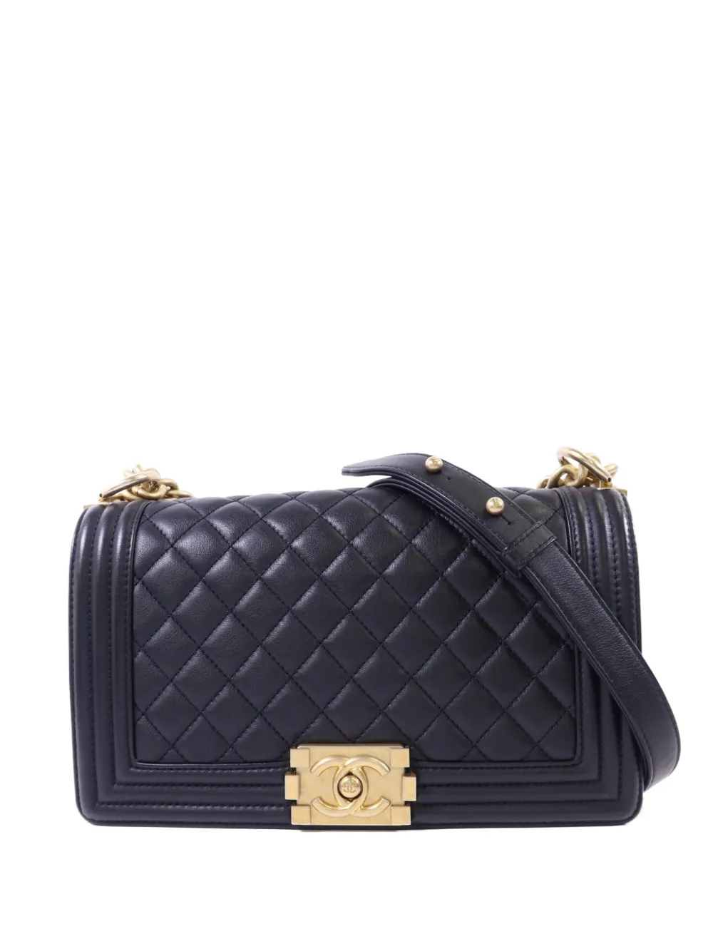 CHANEL Pre-Owned Boy CC chain shoulder bag - Black