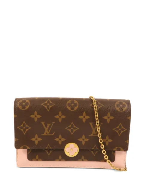 Louis Vuitton Pre-Owned Louis Vuitton Flore Monogram chain wallet shoulder bag