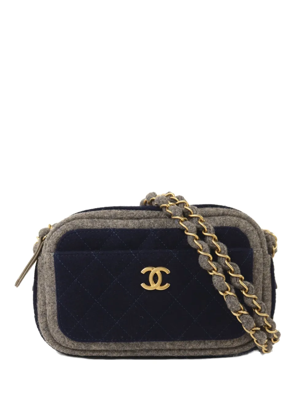 CHANEL Pre-Owned CC turn-lock shoulder bag - Grigio