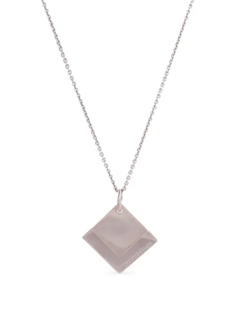 Tiffany & Co. Pre-Owned collar con colgante Double Square