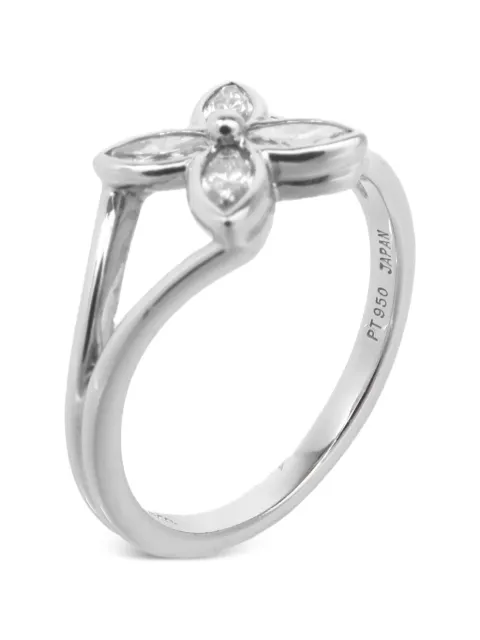 Tiffany & Co. Pre-Owned anillo Floral con diamante
