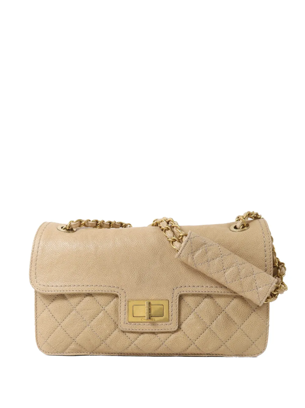 CHANEL Pre-Owned diamond-quilted shoulder bag - Toni neutri