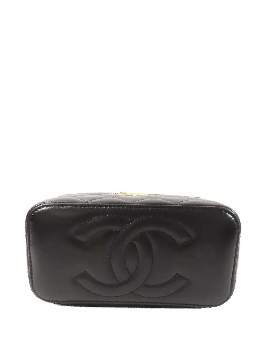 CHANEL Pre-Owned quilted CC vanity case - Nero