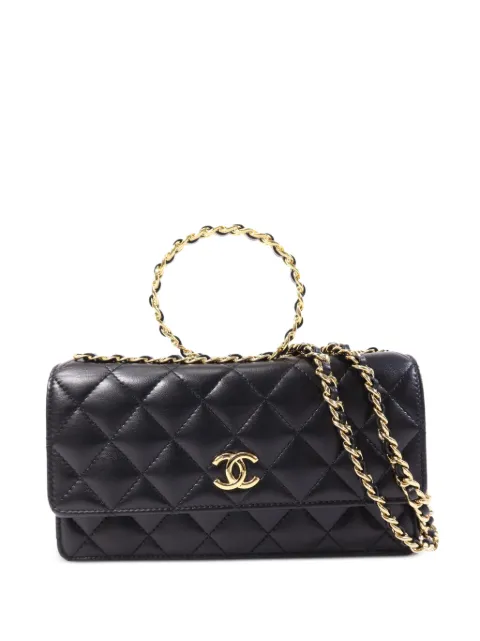 CHANEL Pre-Owned bolso de hombro con logo CC