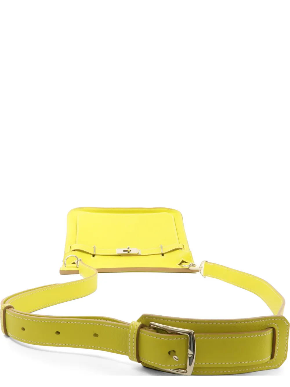 Hermès Pre-Owned 2011 28 Jypsiere leather shoulder bag - Yellow