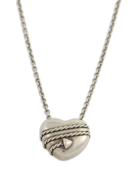Tiffany & Co. Pre-Owned collar con motivo de corazón