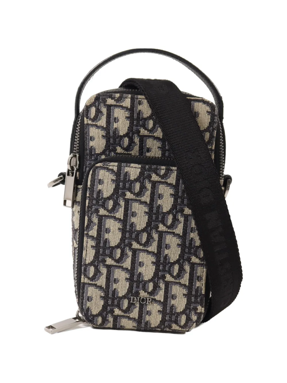 Christian Dior Pre-Owned micro Rider paterned mini bag - Neutrals