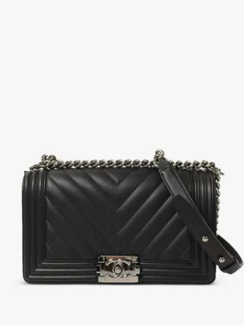 CHANEL Pre-Owned Boy chevron-quilted shoulder bag
