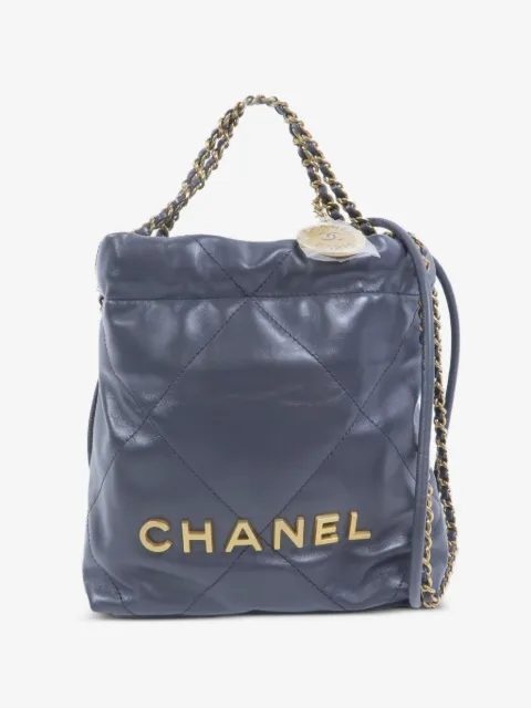 CHANEL Pre-Owned mini Chanel 22 chain tote bag