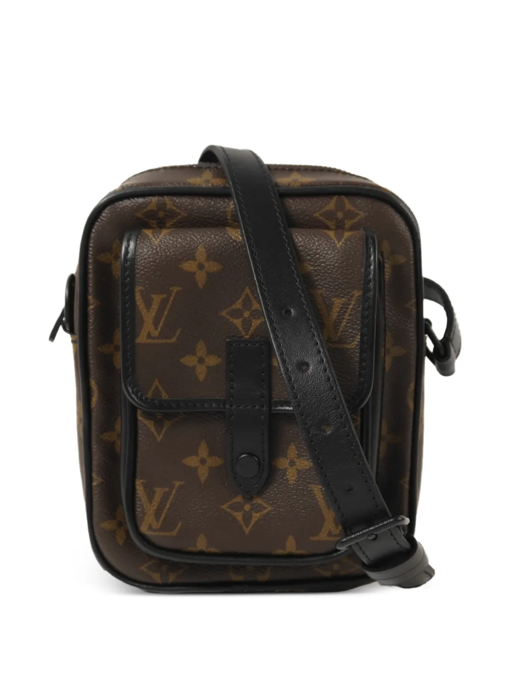 Louis Vuitton Pre-Owned Christopher Monogram Macassar shoulder bag - Marrone