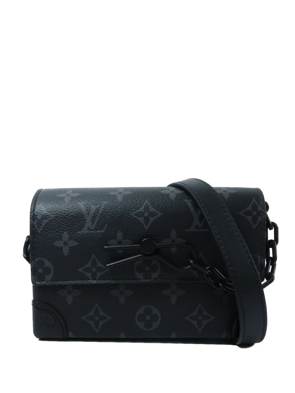 Louis Vuitton Pre-Owned Eclipse Steamer Monogram shoulder bag - Nero
