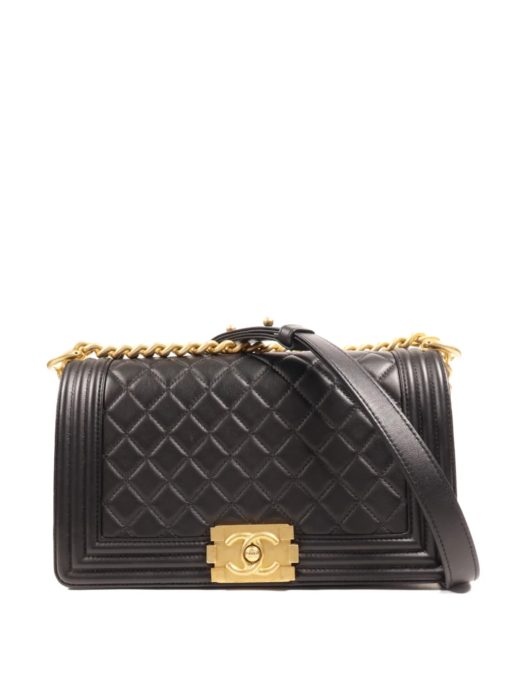 CHANEL Pre-Owned Boy quilted shoulder bag - Nero