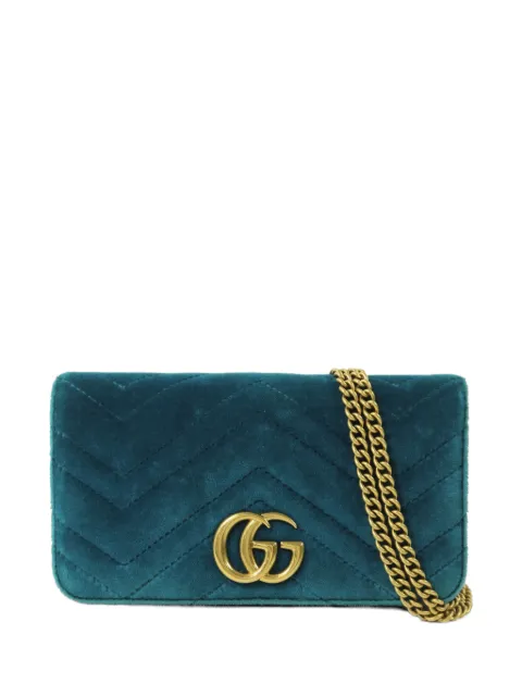 Gucci Pre-Owned GG Marmont chevron-quilted shoulder bag