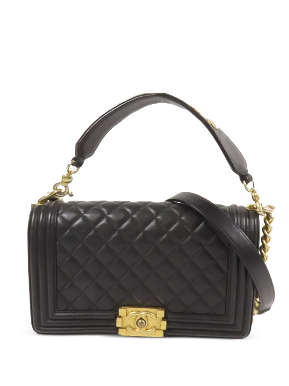 CHANEL Pre-Owned Boy quilted shoulder bag - Nero
