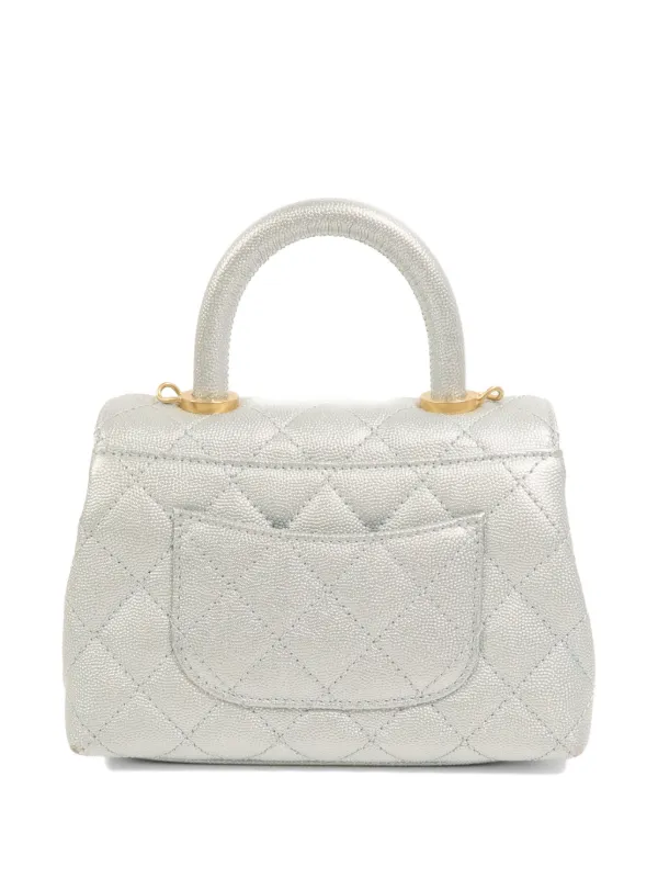 CHANEL Pre-Owned ココ ハンドル ハンドバッグ ミニ ブルー FARFETCH JP