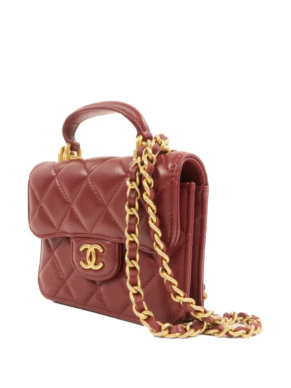 CHANEL Pre-Owned チェーンストラップ ショルダーバッグ | レッド