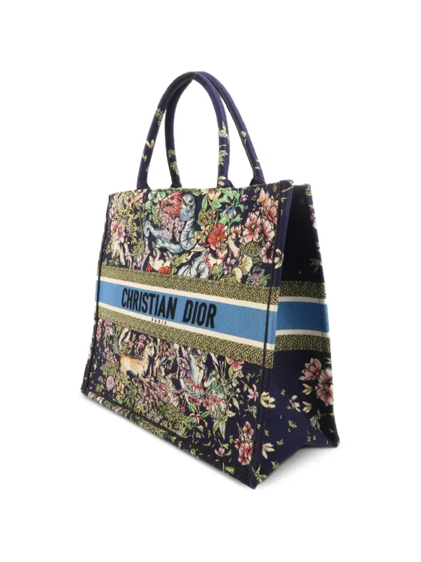 Christian Dior Pre-Owned Book ハンドバッグ L | ブルー | FARFETCH JP