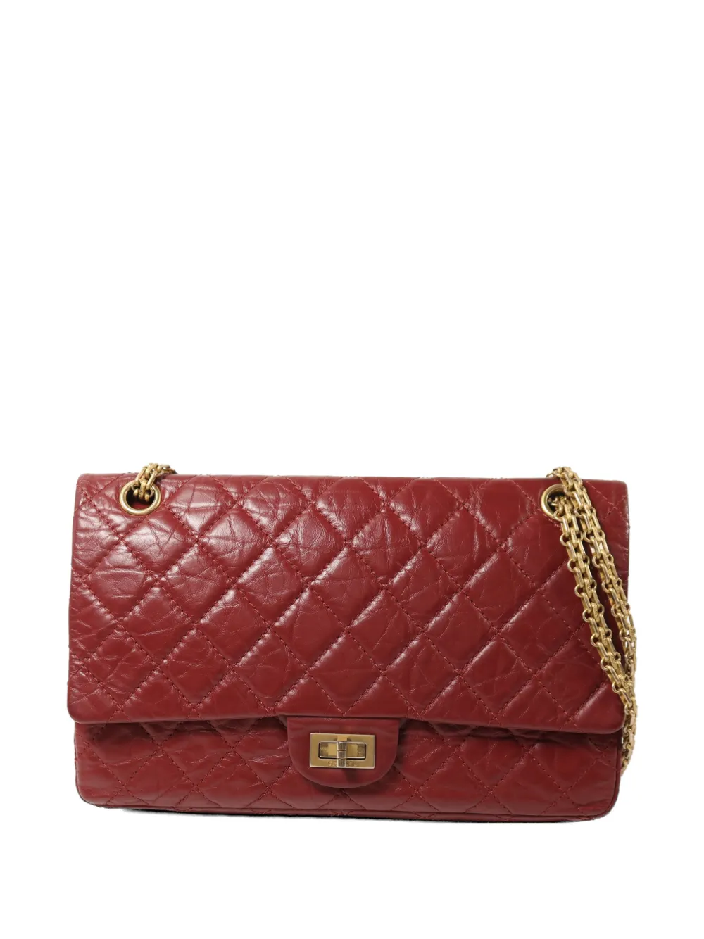 CHANEL Pre-Owned quilted 2.55 shoulder bag - Red