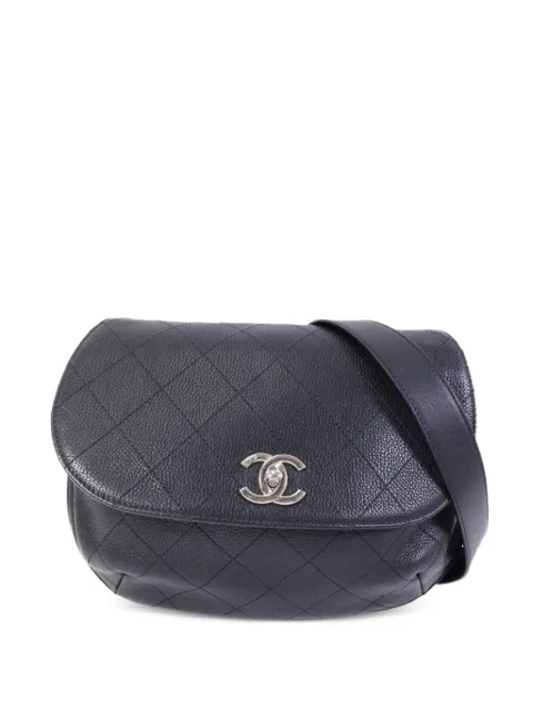 CHANEL Pre-Owned bolsa de hombro con cierre giratorio