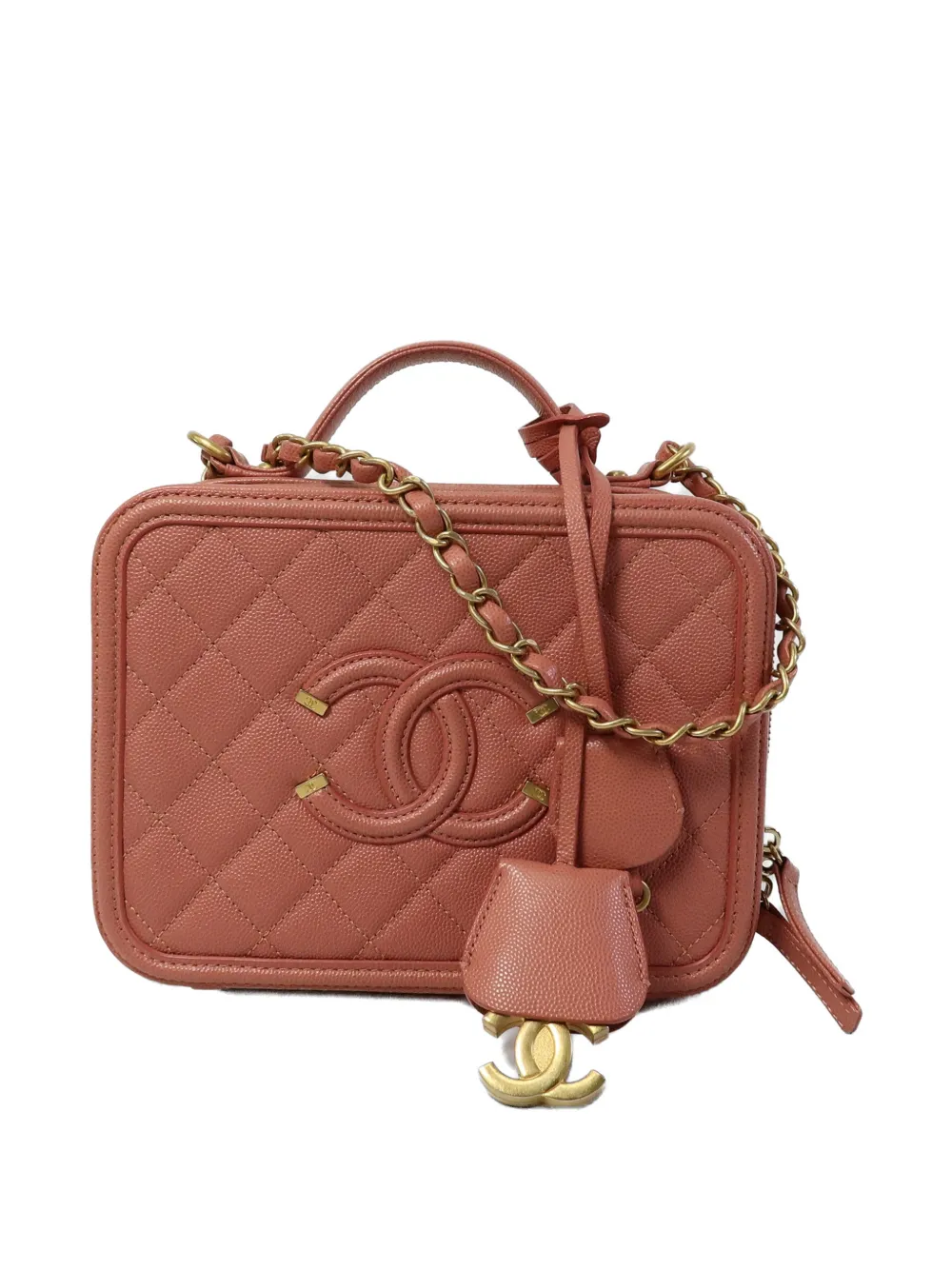 CHANEL Pre-Owned CC Filigree tote bag - Pink