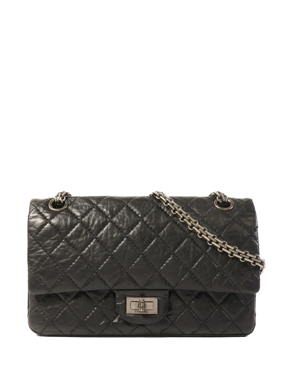 CHANEL Pre-Owned 2.55 Reissue quilted shoulder bag - Black