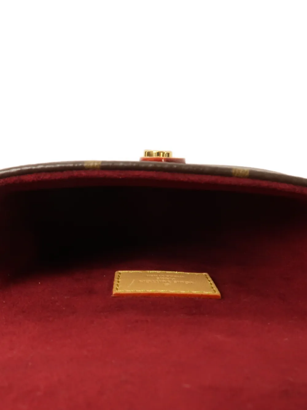 Louis Vuitton Pre-Owned Chantilly kleine canvas schoudertas met monogram Bruin