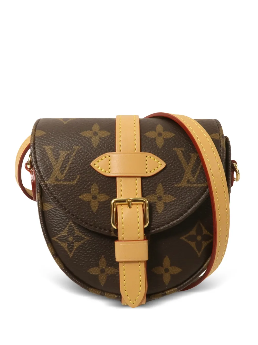 Louis Vuitton Pre-Owned Micro Chantilly Monogram canvas shoulder bag - Marrone