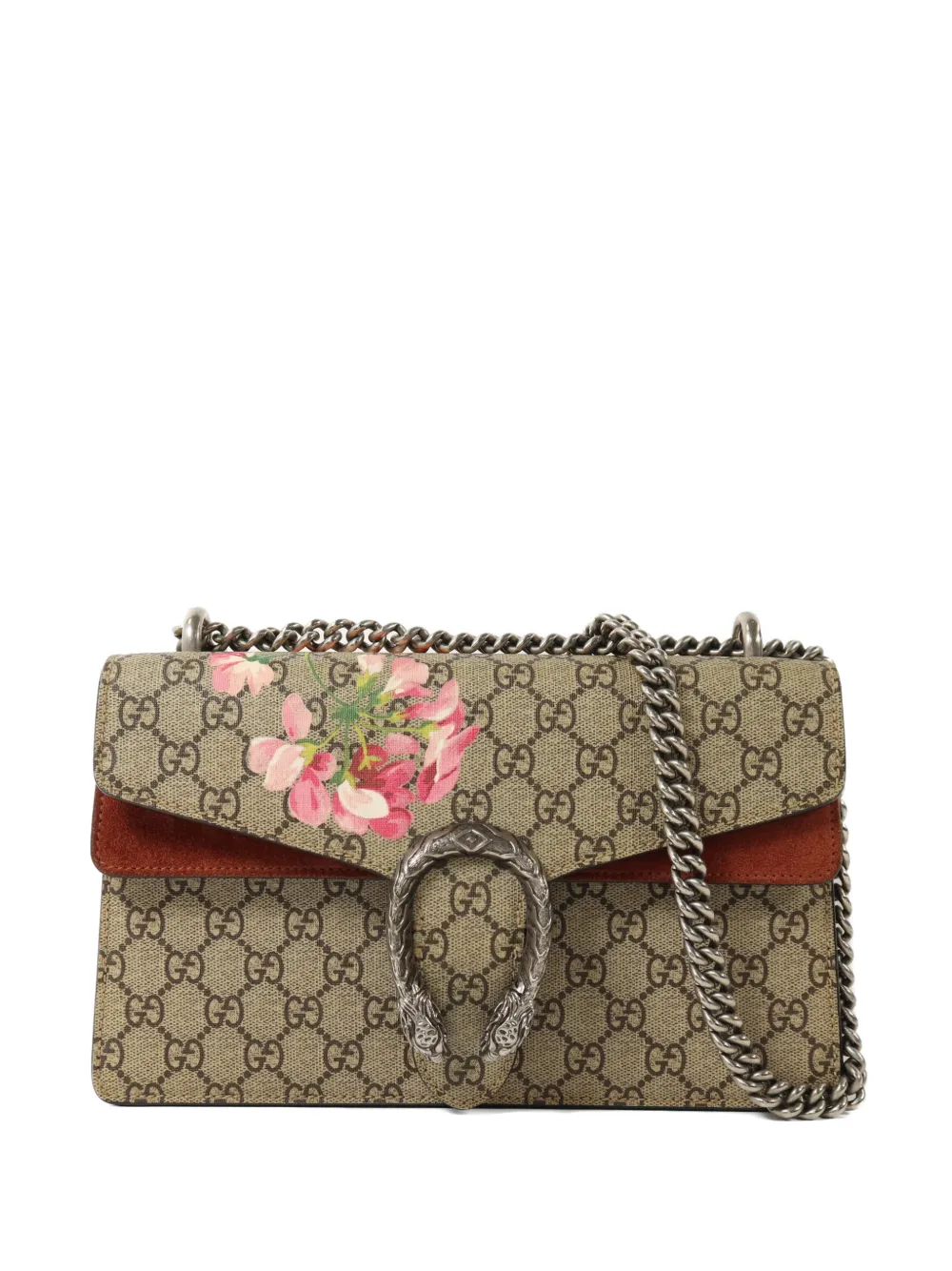 Gucci Pre-Owned Dionysus GG floral-print shoulder bag - Toni neutri