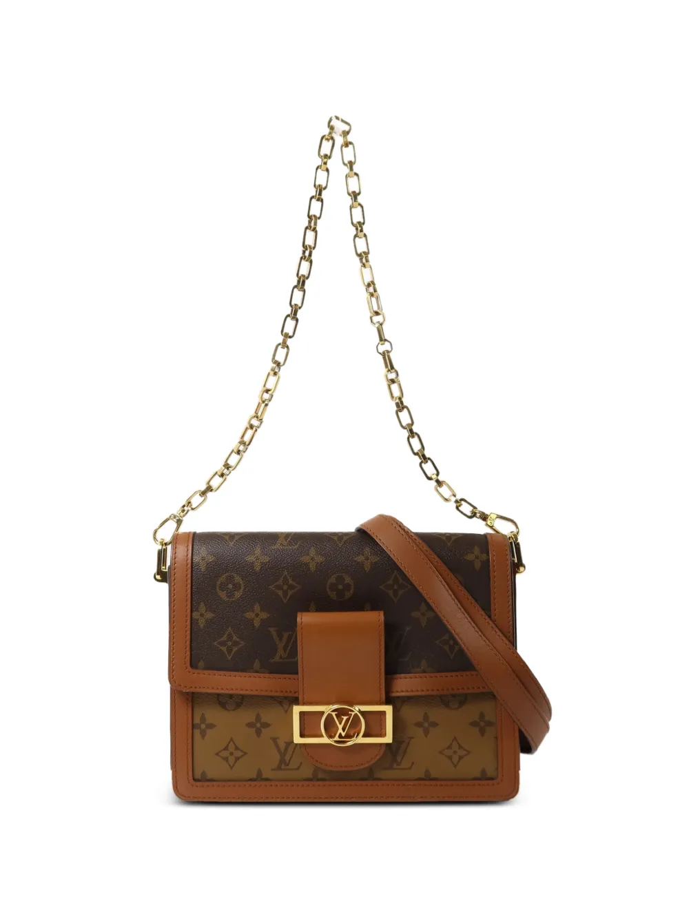 Louis Vuitton Pre-Owned MM Dauphine monogram reverse shoulder bag - Marrone