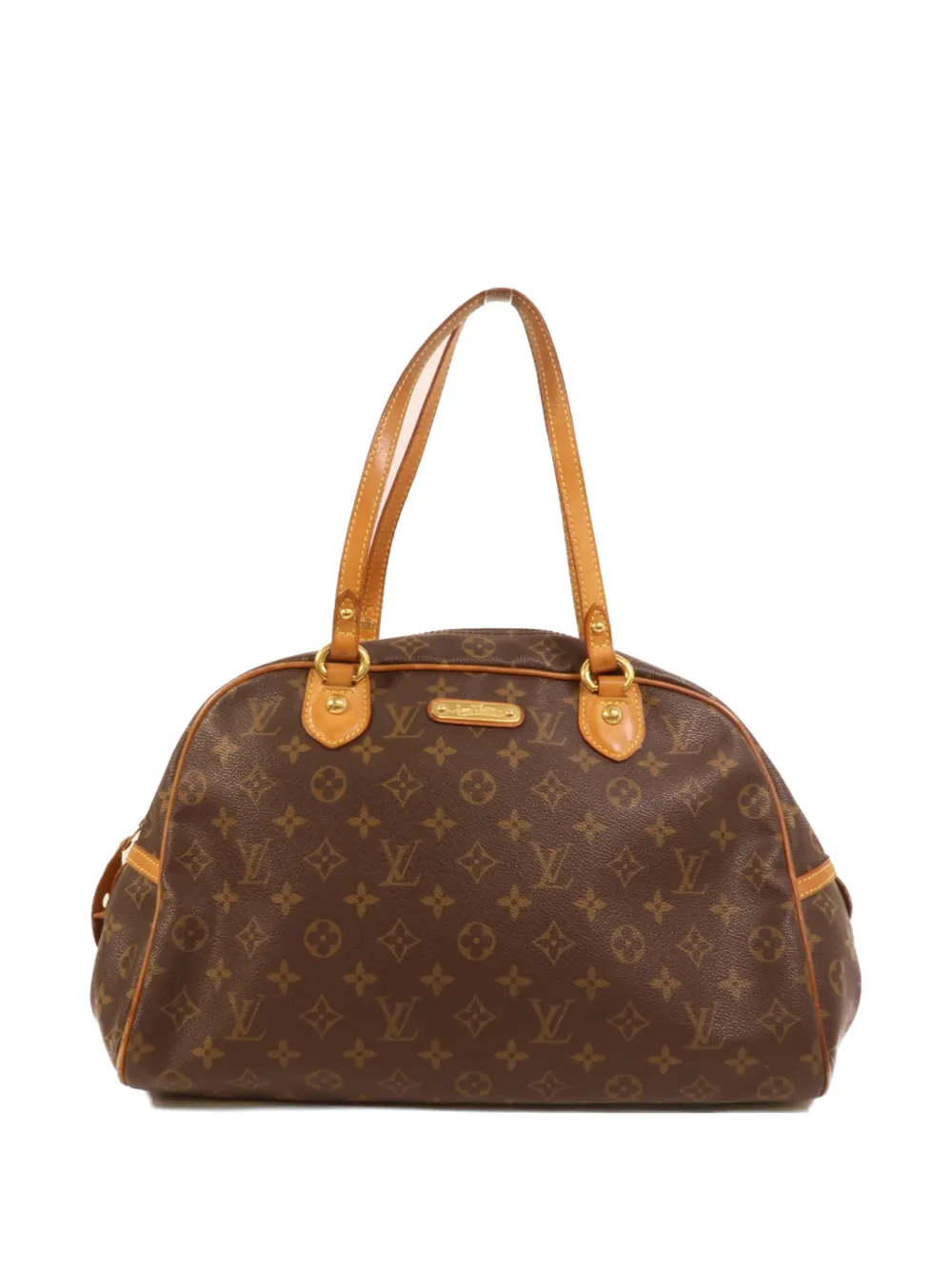 Louis Vuitton Pre-Owned GM Montorgueil monogram-pattern shoulder bag - Braun