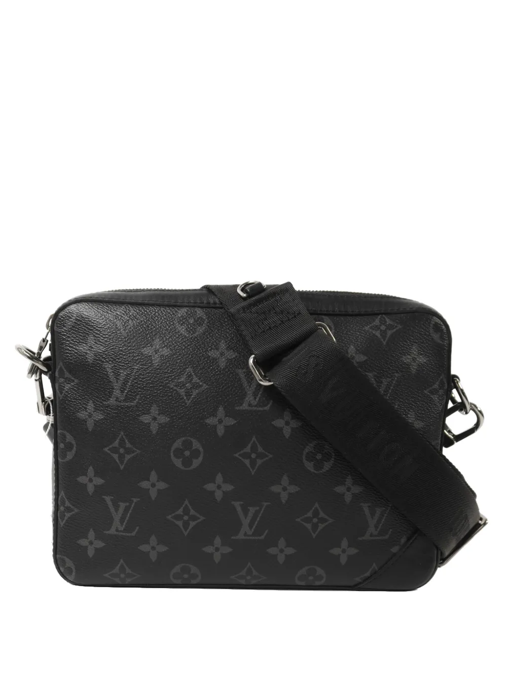 Louis Vuitton Pre-Owned Trio monogram-pattern messenger bag - Nero