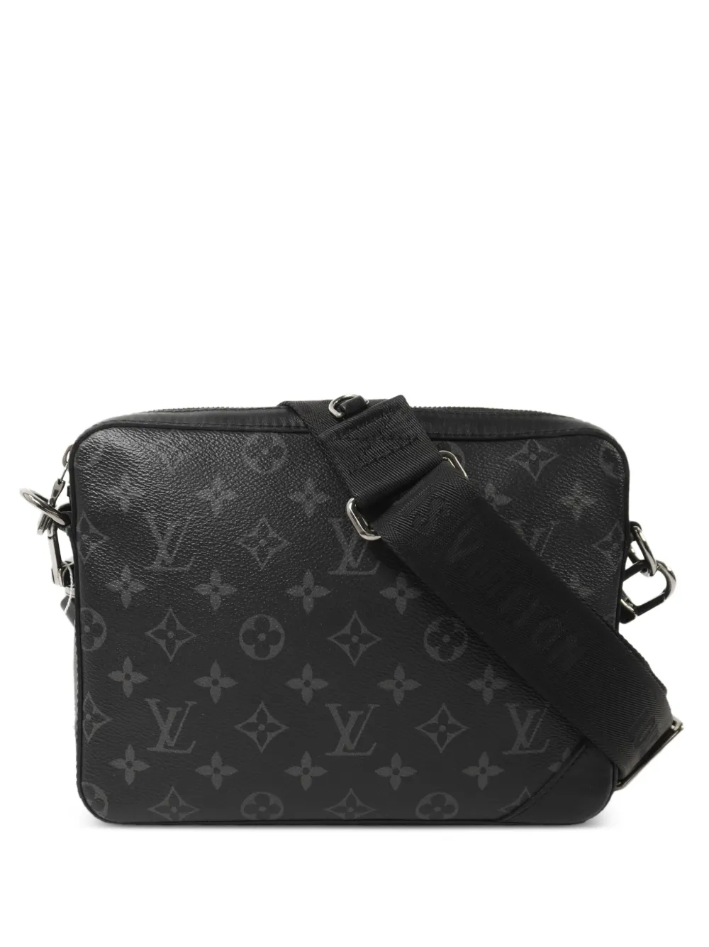 Louis Vuitton Pre-Owned Trio monogram-pattern messenger bag - Nero
