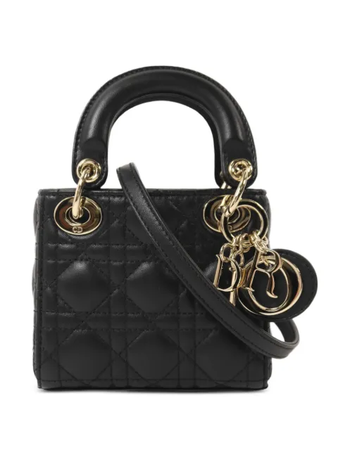 Christian Dior Pre-Owned micro Lady Dior shoulder bag