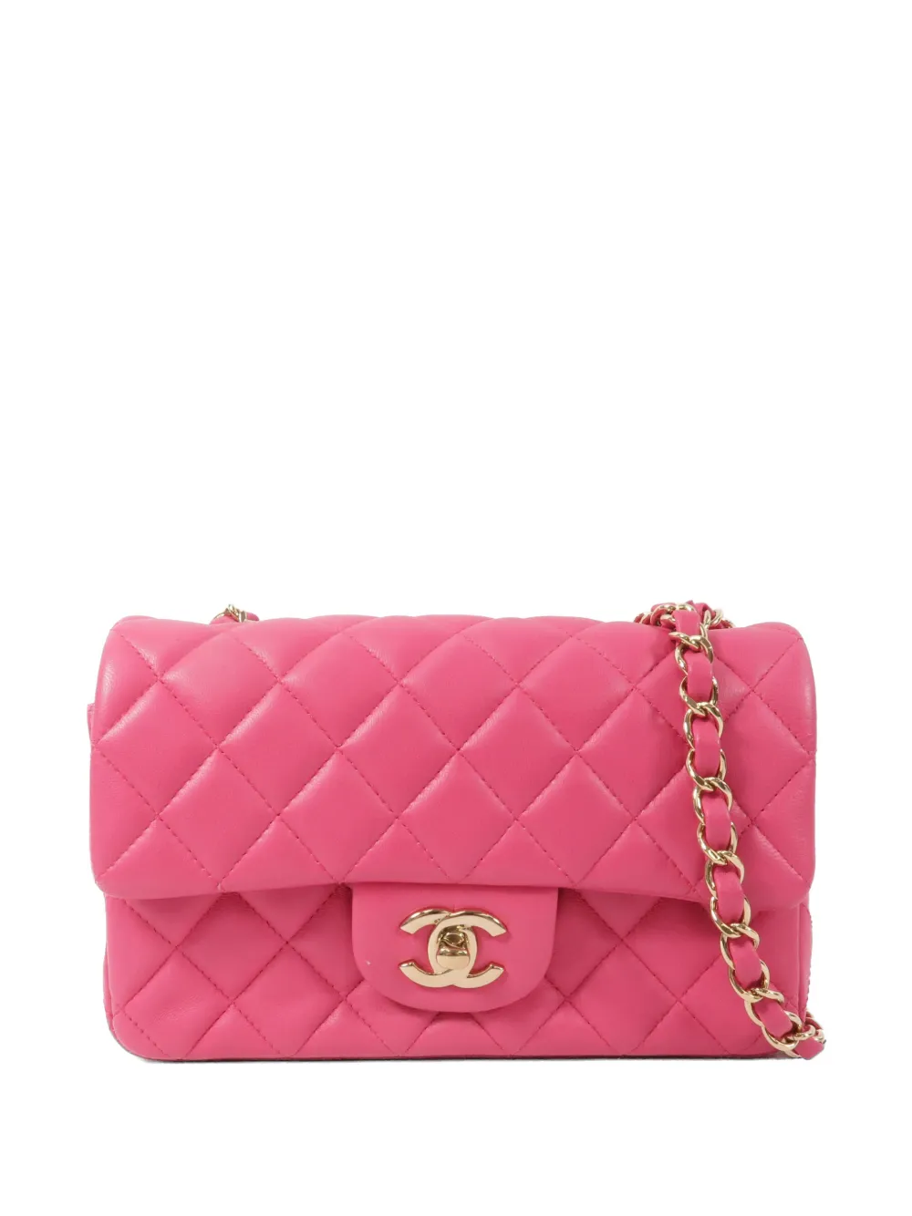 CHANEL Pre-Owned CC turn-lock Classic 20 shoulder bag - Rosa