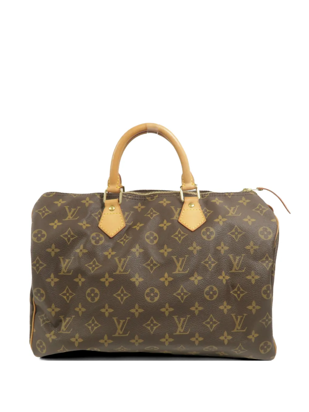 Louis Vuitton Pre-Owned 35 Speedy Monogram canvas handbag - Marrone
