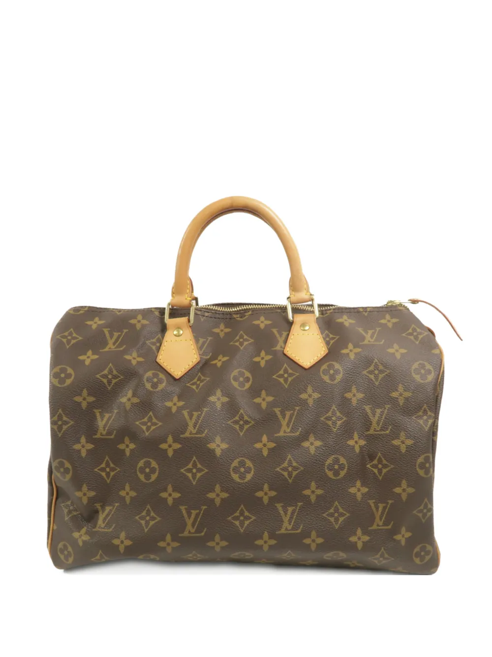 Louis Vuitton Pre-Owned 35 Speedy Monogram canvas handbag - Marrone